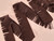 Faux Suede Fringe Trim - 65mm - Brown