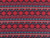 Dressmaking Fabric | Macey Floral Cotton Mix Stripe Jacquard - Red | Fabric Godmother 