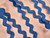 Dressmaking Trim | Metallic Ric Rac Braid - 25mm - Cobalt| Fabric Godmother