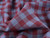 Dressmaking Fabric | Leon Gingham Tumbled Linen - Burgundy & Navy | Fabric Godmother
