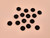 Shell Button - 15mm - Black