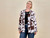 Sewing Kits | The Paynter Jacket Kit - Jessie Cow Print Denim | Fabric Godmother