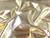 Dressmaking Fabric | Metallic Coated Denim - Gold | Fabric Godmother 