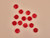 Haberdashery | Pearlescent Scarlett Button - 18mm - Red | Fabric Godmother