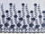 Gwynn Stripe Embroidered Border Cotton - Blue