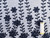 Dressmaking Fabric | Gwynn Stripe Embroidered Border Cotton - Blue | Fabric Godmother 