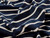 Dressmaking Fabric | Luca Stripe Terry Towelling - Navy | Fabric Godmother 
