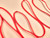 Drawstring Cord | Flat Cord - 7mm - Red | Fabric Godmother