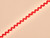 Dressmaking Trim | Luxury Ric Rac Braid - 15mm - Red | Fabric Godmother