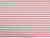 Dressmaking Fabric | Pierre Stripe Cotton Jersey -  Red & White | Fabric Godmother
