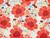 Dressmaking Fabric | Dara Floral Cotton Lawn - Red | Fabric Godmother  Dressmaking Fabric | Dara Floral Cotton Lawn - Red | Fabric Godmother
