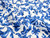 Dressmaking Fabric | Chiara Viscose Lawn - Blue & White | Fabric Godmother