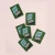 Haby | 'Sew Hot' Woven Labels - Green | Fabric Godmother
