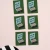 Haby | 'Sew Hot' Woven Labels - Green | Fabric Godmother