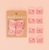 Haby | 'With Love' Envelope Woven Labels - Pink  | Fabric Godmother
