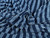 Dressmaking Fabric | Roman Stripe Cotton & Bamboo Towelling - Navy & Blue | Fabric Godmother 