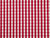Dressmaking Fabric | Fraser Large Gingham Taffeta - Red & White | Fabric Godmother