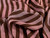 Dressmaking Fabric | Lionel Stripe Linen - Coffee & Pink  | Fabric Godmother