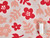 Dressmaking Fabric | Floral Blossoms Knitted Cotton Jacquard - Pink & Red | Fabric Godmother