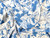 Dressmaking Fabric | Shoreline Cotton Lawn - Blue & Ivory | Fabric Godmother