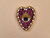 FG | Beaded Eye Sew-on Patch - Purple | Fabric Godmother