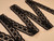 Haberdashery | Cotton Crochet Trim - 45mm - Black  | Fabric Godmother 