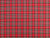 Dressmaking Fabric | Angus Tartan Cotton Twill - Red | Fabric Godmother 