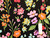 Dressmaking Fabric | Breana Floral Viscose Crepe - Black | Fabric Godmother