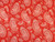 Dressmaking Fabric |   Haley Paisley Cotton Voile - Red | Fabric Godmother