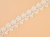 Haberdashery | Floral Guipure Lace Trim 45mm - White | Fabric Godmother 
