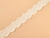 Haberdashery | Scalloped Broderie Anglaise Trim 18mm - White | Fabric Godmother 