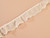 Haberdashery | Gathered Broderie Anglaise Trim - 40mm - Cream | Fabric Godmother 