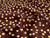 Dressmaking Fabric | Vivian Spot Viscose Crepe - Brown | Fabric Godmother
