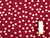Dressmaking Fabric | Vivian Spot Viscose Crepe - Burgundy & Pink | Fabric Godmother