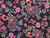 Dressmaking Fabric | Addie Floral Cotton Voile - Black | Fabric Godmother 