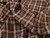 Dressmaking Fabric | Micah Check Cotton Voile - Brown | Fabric Godmother 
