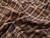 Dressmaking Fabric | Micah Check Cotton Voile - Brown | Fabric Godmother 