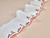 Haberdashery | Strawberry Embroidered Cotton Trim - 50mm - White | Fabric Godmother 
