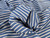 Dressmaking Fabric | Selene Stripe Stretch Cotton Twill - Blue | Fabric Godmother