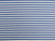 Dressmaking Fabric | Selene Stripe Stretch Cotton Twill - Blue | Fabric Godmother