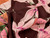 Dressmaking Fabric  | Carina Floral Crinkle Viscose - Chocolate | Fabric Godmother 