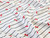 Dressmaking Fabric | Cherry Stripe Cotton Jersey - Ivory | Fabric Godmother