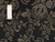 Dressmaking Fabric | Viviana Floral Silk Lame Jacquard - Gold & Black | Fabric Godmother 