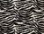 Dressmaking Fabric | Vallie Zebra Viscose Jersey - Black | Fabric Godmother 