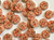 Haberdashery | Speckled Buttons - 12mm - Ivory & Red | Fabric Godmother 