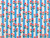 Dressmaking Fabric | Tulip Stripe Waterproof Fabric - Blue | Fabric Godmother
