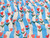 Dressmaking Fabric | Tulip Stripe Cotton Lawn - Blue | Fabric Godmother