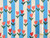 Dressmaking Fabric | Tulip Stripe Cotton Lawn - Blue | Fabric Godmother