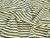 Dressmaking Fabric | Lettie Stripe Cotton Towelling - Green | Fabric Godmother 