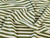 Dressmaking Fabric | Lettie Stripe Cotton Towelling - Green | Fabric Godmother 